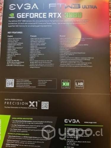 Tarjeta de Video NUEVA EVGA RTX 3080 FMW3 Ultra