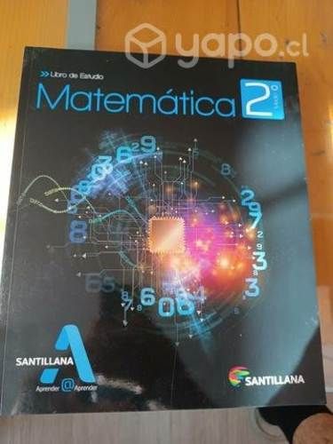 Libro Matemáticas Santillana 2do Medio