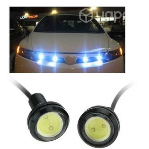 Ojo de águila X2 LED blanco 6000K de 20mm