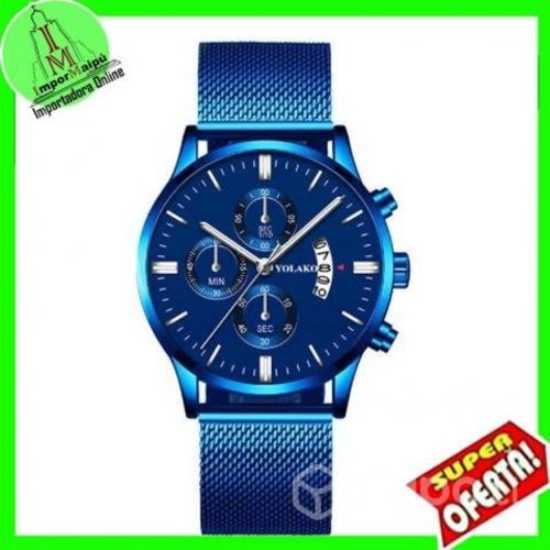 Reloj Hombre lujo acero inoxidable