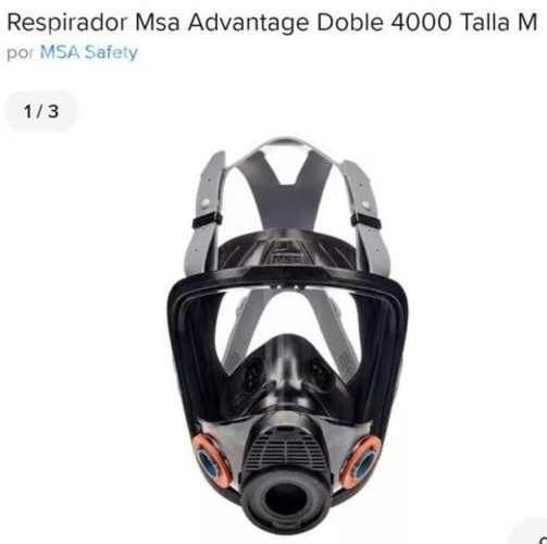 Respirador Msa Advantage Doble 4000 Talla M