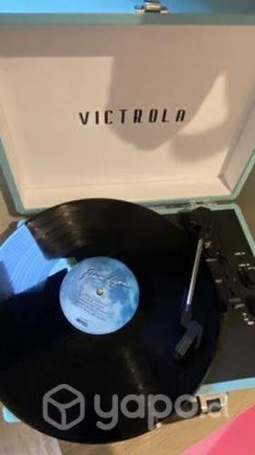 Tocadiscos color celeste