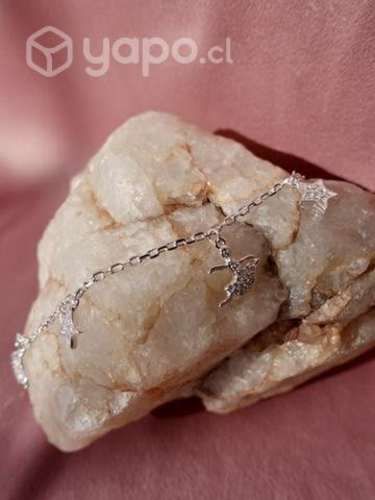 Pulsera bailarina, estrella y circón