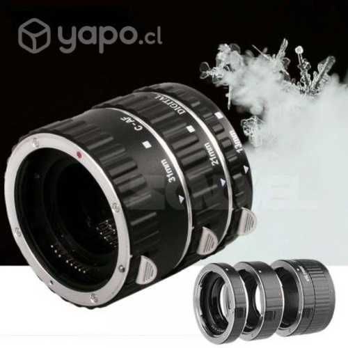 Tubos de extensión macro para Canon