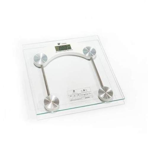 Balanza pesa digital de vidrio templado para baño