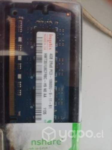Memoria Ram Pc Hynnix Ddr3 8gb 1600mhz