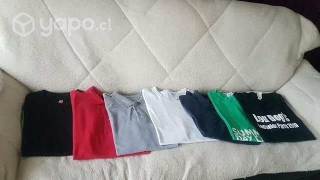Lote poleras varon