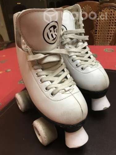 Patines Artísticos Hook Talla 32, Usados, Blanco