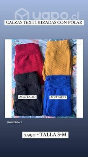 Calzas texturizadas con polar