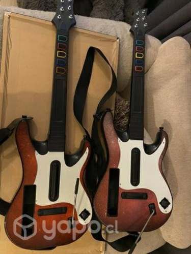 2 guitarras de música wii