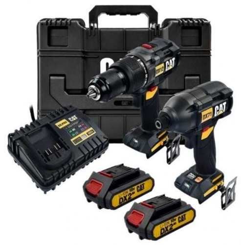 Kit taladro + atornillador de impacto 18v