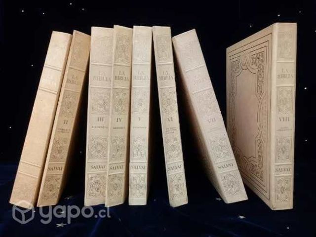 La Biblia 8 tomos completa y nueva