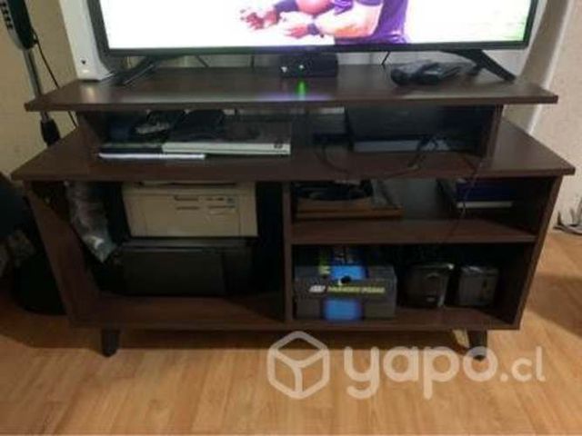 Rack Larousse Silcosil 112x71x42cm Color Chocolate