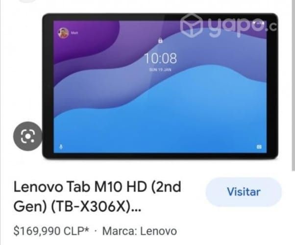 Tablet lenovo nueva