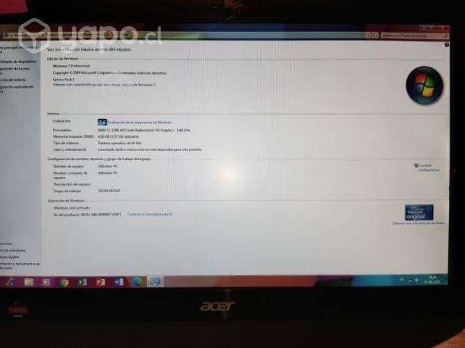 AllinOne Acer, 4GB, 500 HDD