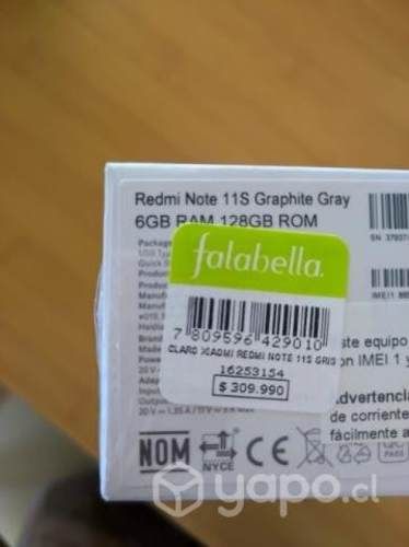 SmartPhone Xiaomi Redmi Note 11S