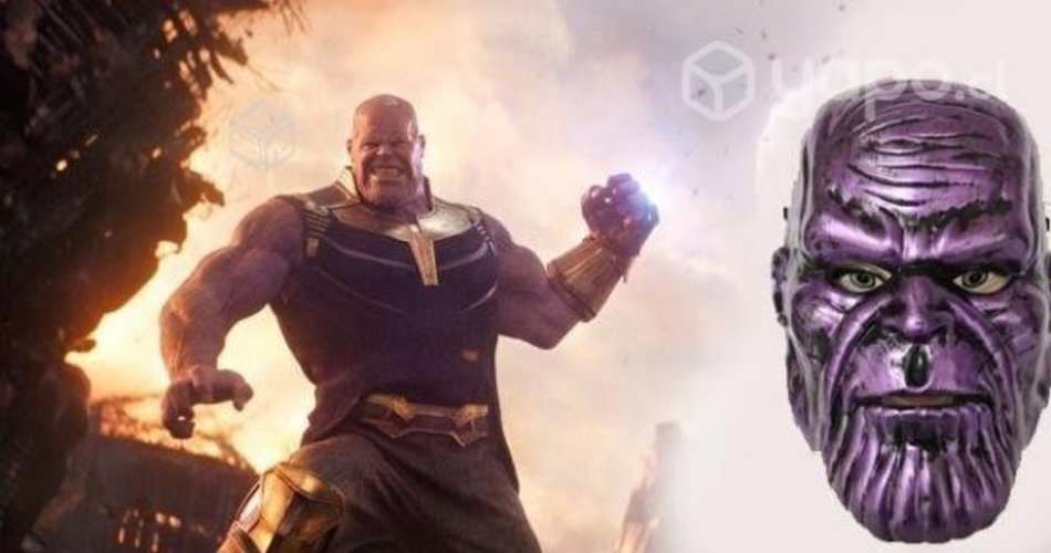Mascara del Villano Thanos de Plastico Rigido