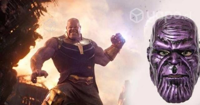 Mascara del Villano Thanos de Plastico Rigido