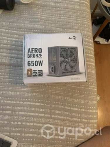 Fuente de poder aero bronze 650w 80plus sin uso