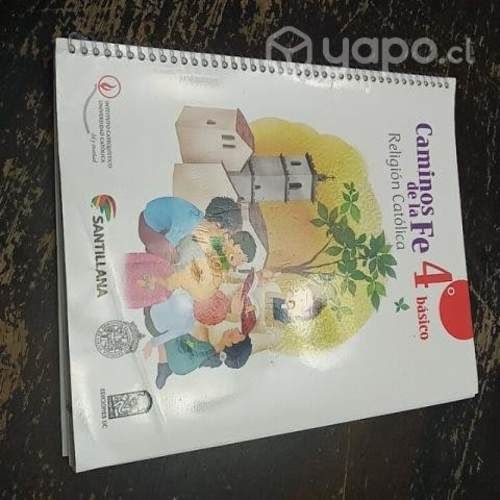 Libro Religión Caminos de la Fe 4 básico