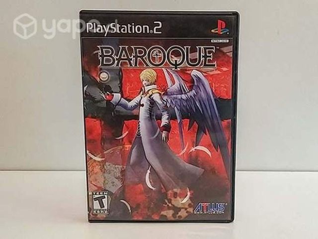 Baroque PS2 PlayStation Sony Atlus Role