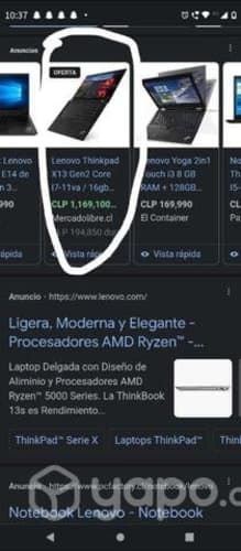 Lenovo thinkpad x13 generación 2 vop