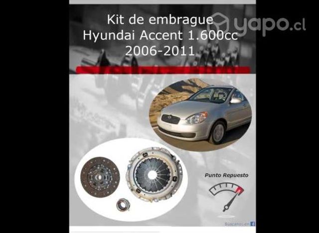 Kit de embrague Hyundai Accent 1.600cc 2006-2011