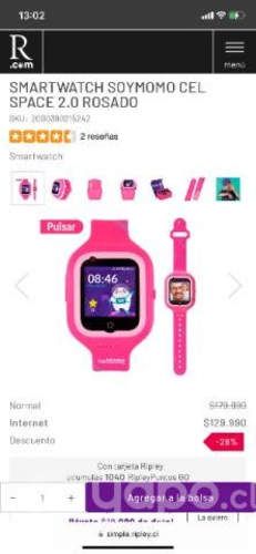 Soy momo reloj inteligente