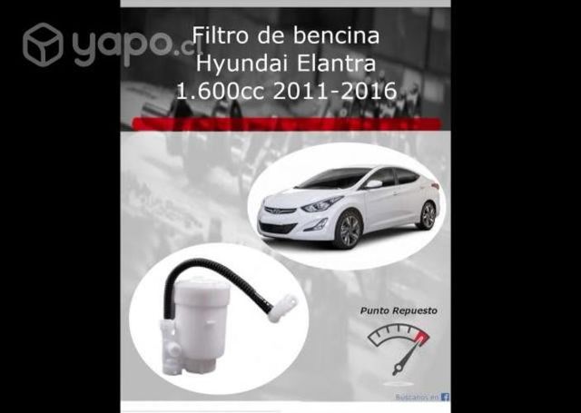Filtro de bencina Hyundai Elantra 2011 al 2016