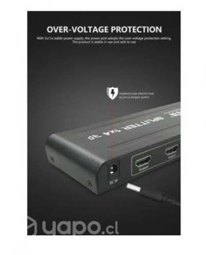 Splitter Hdtv 1.4 4k 2k Activo Amplificador Full-h