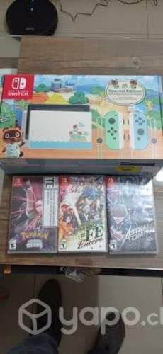 Nintendo switch + 3 juegos