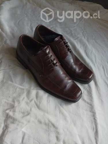 Zapatos formales burdeo 100% cuero