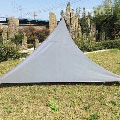 Toldo vela gris 5x5x5