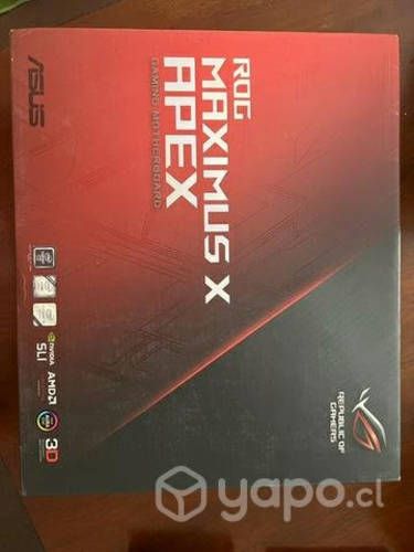 Placa madre asus maximus x apex LGA 1151