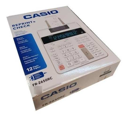 Calculadora casio fr2650r con rollo nuevas