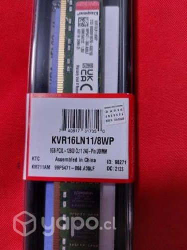 Memoria KVR16N11/8WP