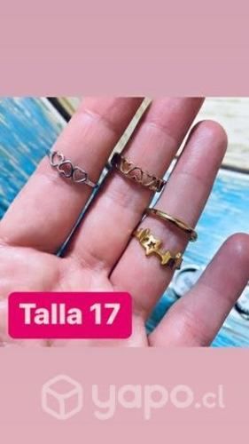 Anillos acero quirúrgico