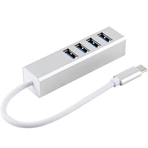 Hub usb-c a 4 puertos usb 3.0, 15 cms