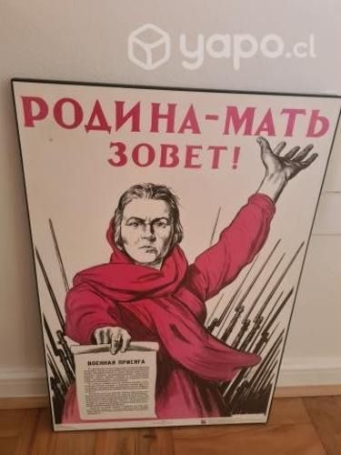 Cuadro propaganda Sovietica Segunda Guerra Mundial