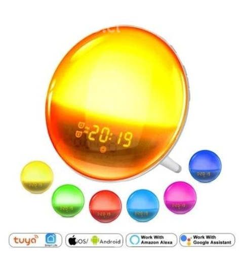 Reloj despertador simulador de amanecer