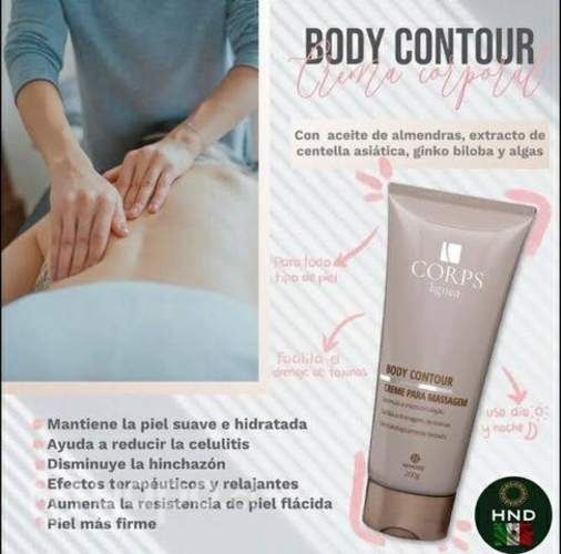 Crema para masajes corporales