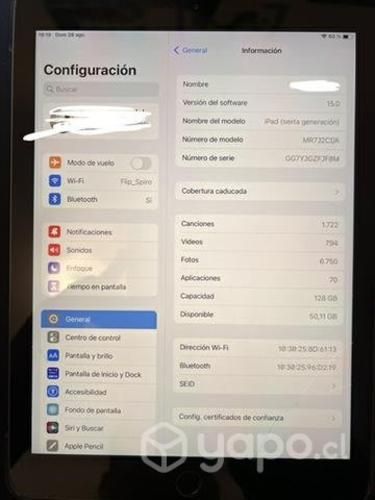 IPad (6th generación) wi-fi 128 Gb