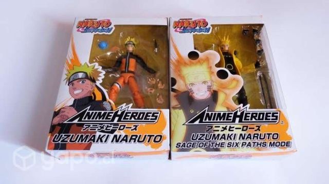 Pack Figuras Articulada Naruto (Anime Heroes)