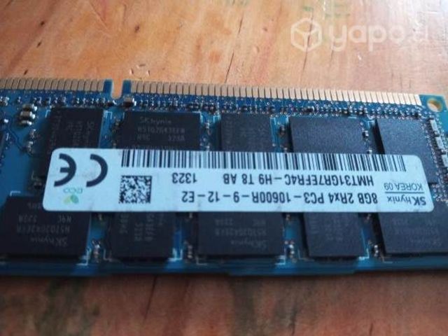 Memoria ram ddr3 8gb 10600 para pc - en curico