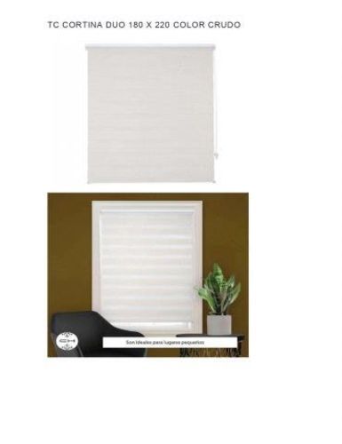 Cortinas roller duo chantilly