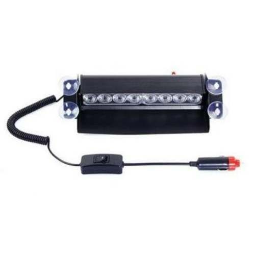 Baliza Parabrisa Luz Estroboscópica Led Azul y Roj