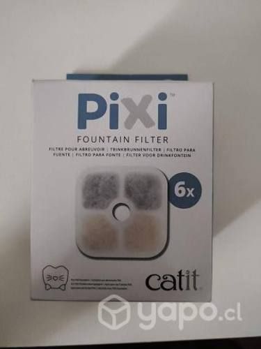 Filtro fuente bebedero gatos