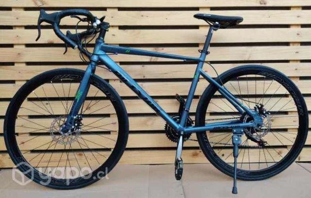 Bicicleta de ruta aluminio, 700c, freno de disco