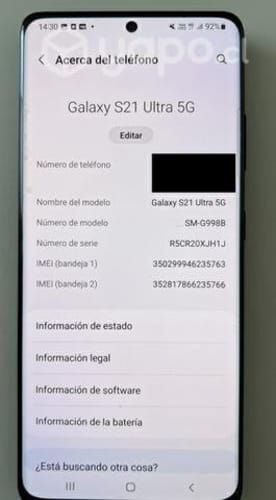 Samsung S21 ultra 256 gb