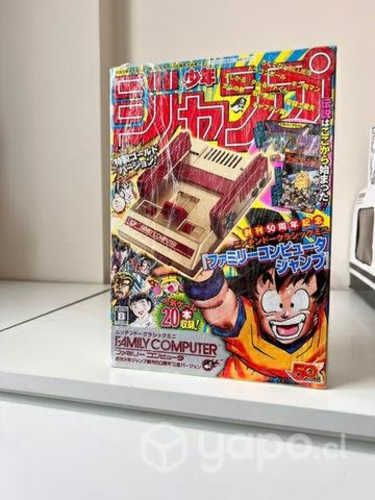 Nintendo classic mini Famicom Shonen Jump dorada